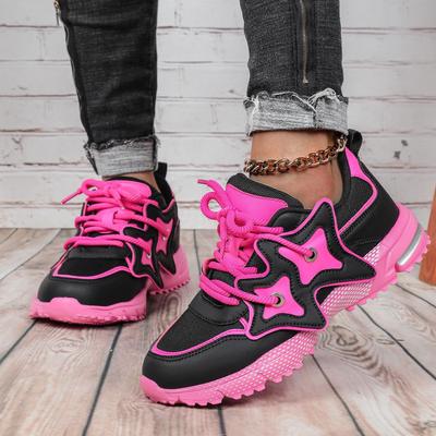 Cute Sweet and Cool Thick-soled Heightening Sneakers Star Accessories Street Tide Shoes Casual School Shoes