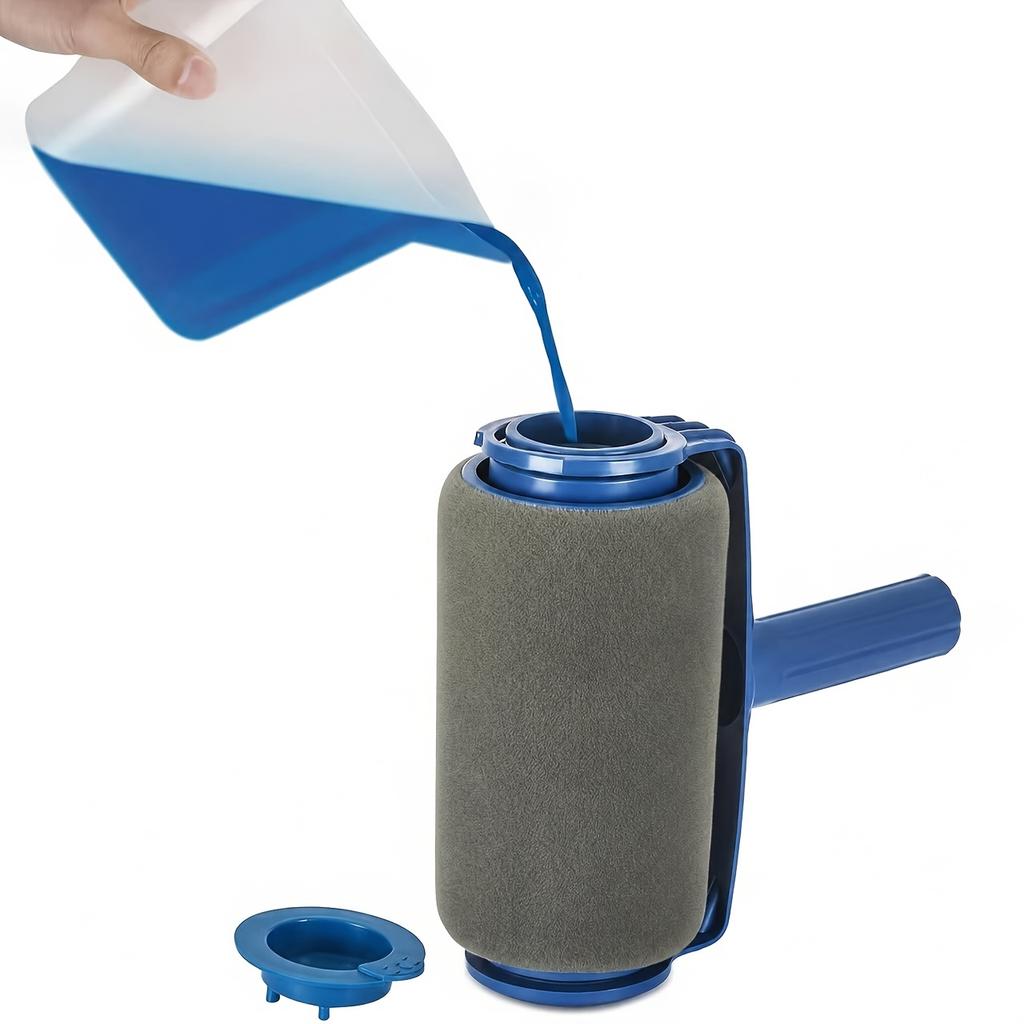 Multi-Functional Self-Priming Large Paint Roller High-Density Head No Frequent Dipping Even Bubble-Free Coating Special for Wall & Latex Paint