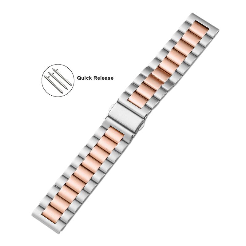 22mm 18mm 24mm 20mm Sternenlicht Edelstahl Uhrenarmband für Samsung Galaxy Watch 3 4 5 Pro 40mm 44mm 42mm 46mm Active2