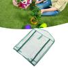 Greenhouse Replacement Cover Transparent PVC 69x49x92cm Mini Plant Cover for 2 Tier Shelves