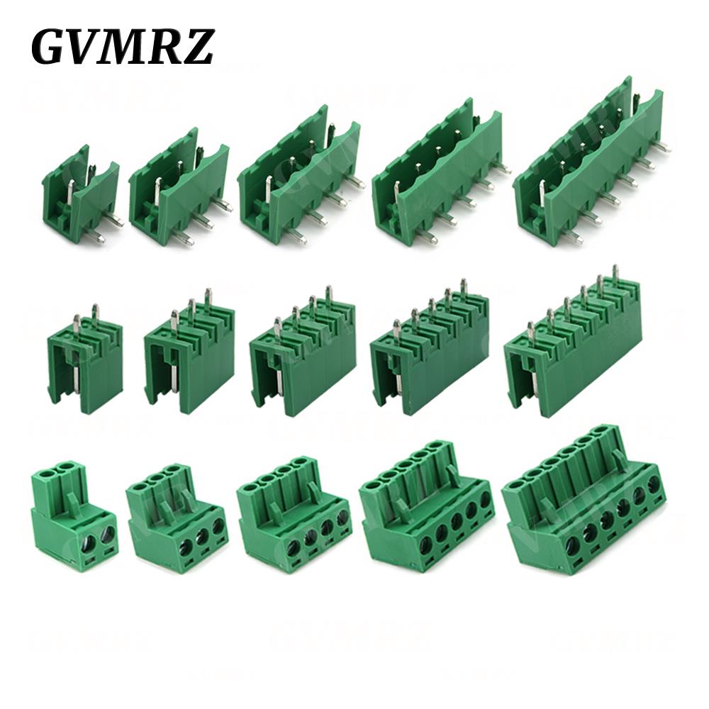 5Set 2EDGK 5.08mm Terminal Block Male Female 5.08 Plug-in Opening PCB Connector 2EDG PCB 2P 3P 4P 5P 6P 7P 8P 9P 10P 12P