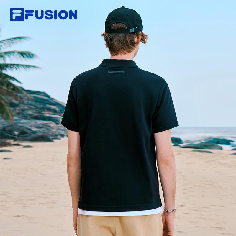 Fila Men's Relaxed Fit Knit Polo Shirt