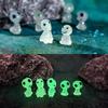 Kodama Luminous Mononoke 15 Fish Moss Flower Pot Glow In the Luminous Christmas Present 15 Figures, Pieces, Luminous, Cute, Miniature, DIY, Garden,