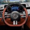 38CM Car Steering Wheel Leather Cover Auto Interior Accessories For Mercedes Benz AMG GLE GLS CLA CLE GLC CLS GLA W223 W213 W206