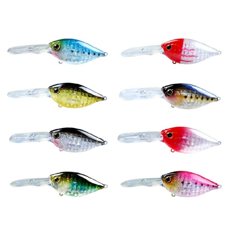 Kleiner Crankbait Wobbler Langsam Sinkend Künstliche Hartköder Topwater Crank Wobbler Kunststoff Angelköder Langlebig