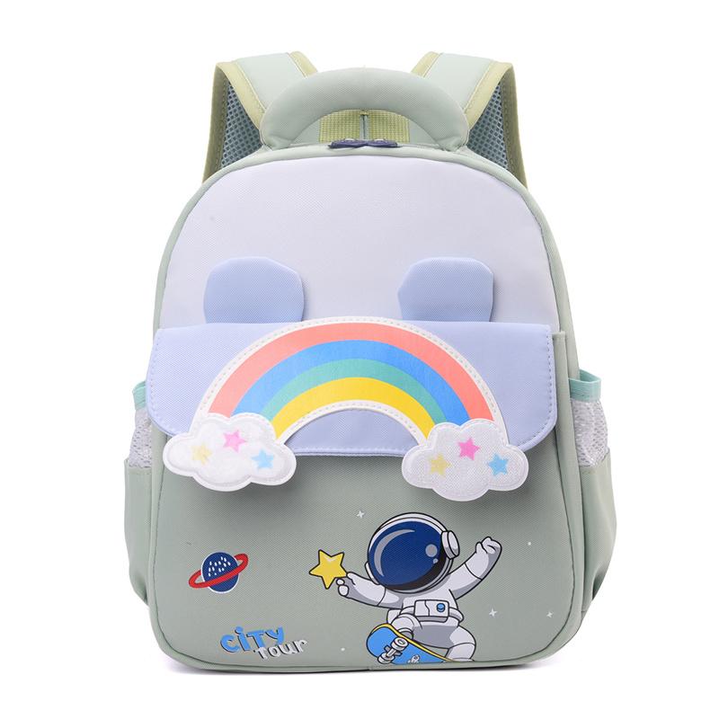 3 till 6 år gammal förskoleväska Regnbåge Tecknad ryggsäck Barnryggsäck