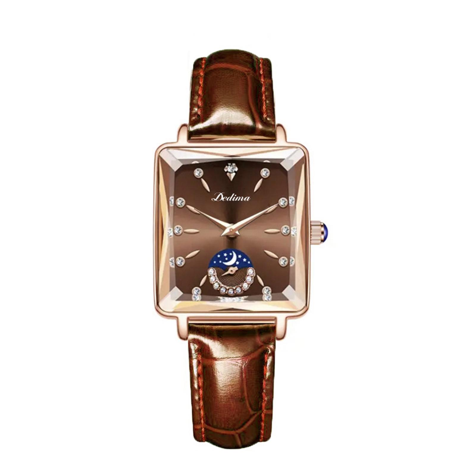 

Женские модные кожаные часы One Size