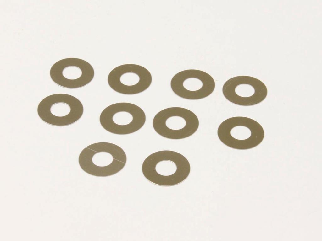 ARRMA RC Washer Set - 10 Pack 3.5x12x0.15mm Steel Washers For RC Car Maintenance