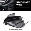 2X Universal Motorcycle Winglet Aerodynamic Spoiler Wing with Adhesive For Yamaha Suzuki Kawasaki Motorcycle Decoration Sticker
