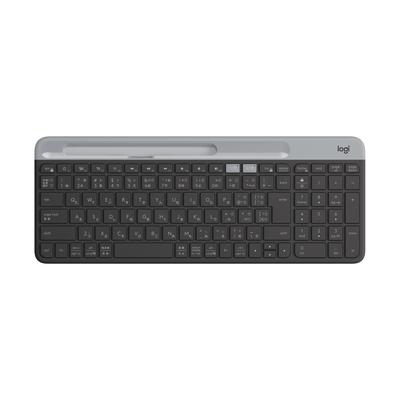 Bezdrátová klávesnice Logitech Quiet Bluetooth K580GR, grafitová, ultratenká, malá, tenká numerická klávesnice, bezdrátová, Windows, Mac, iPad, iOS, Android, Chrome