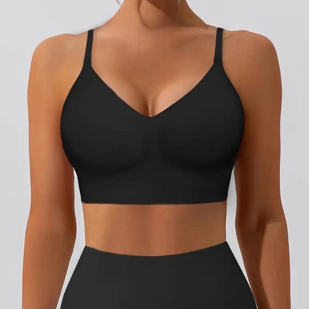 Women's Seamless Large Backless Bra U-shaped Beautiful Back Underwear Small Chest Push-up Bra with Chest Pads