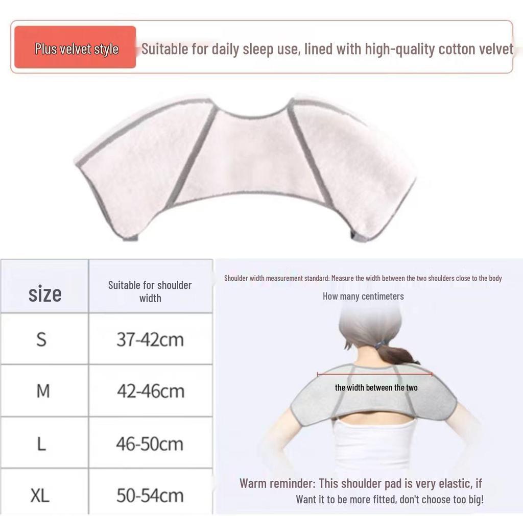 Unisex Self-Heating Pure Cotton Shoulder and Neck Cape for Winter Comfort and Cold Protection