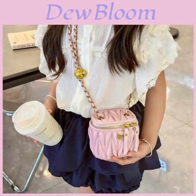 Flower Shape Lock Shoulder Bag With Chain Strap For Teen Girls