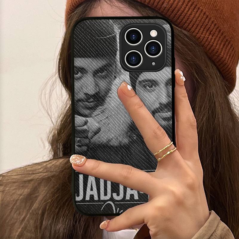 Djadja & Dinaz Rapper Francese Custodia per Telefono Custodia Rigida in Pelle per iPhone 11 12 13 Mini Pro Max 8 7 Plus SE 2020 X XR XS Coque