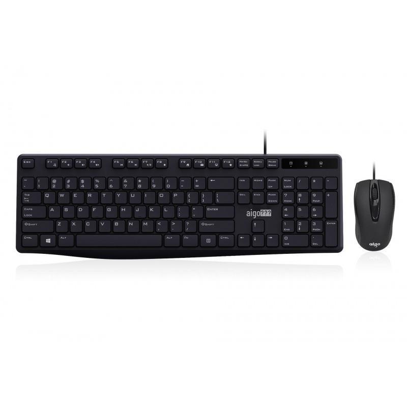

Patriot WQ9539 Silent USB Wired Keyboard & Mouse Set for Office
