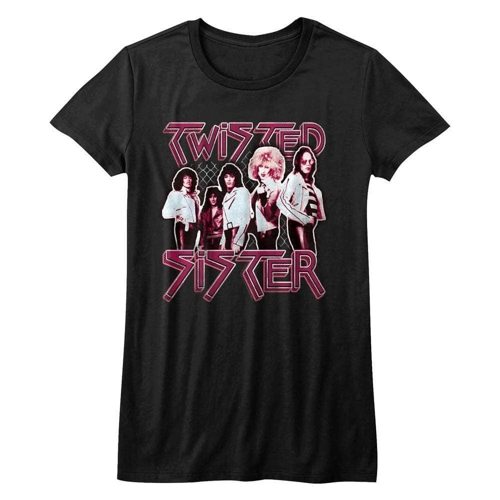 Twisted Sister Glam Rock Band Women s T Shirt M