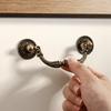 European Zinc Alloy Retro Vintage Old-fashioned Carving Cabinet Handle for Kitchen Cupboard Furniture Handle Drawer Handle