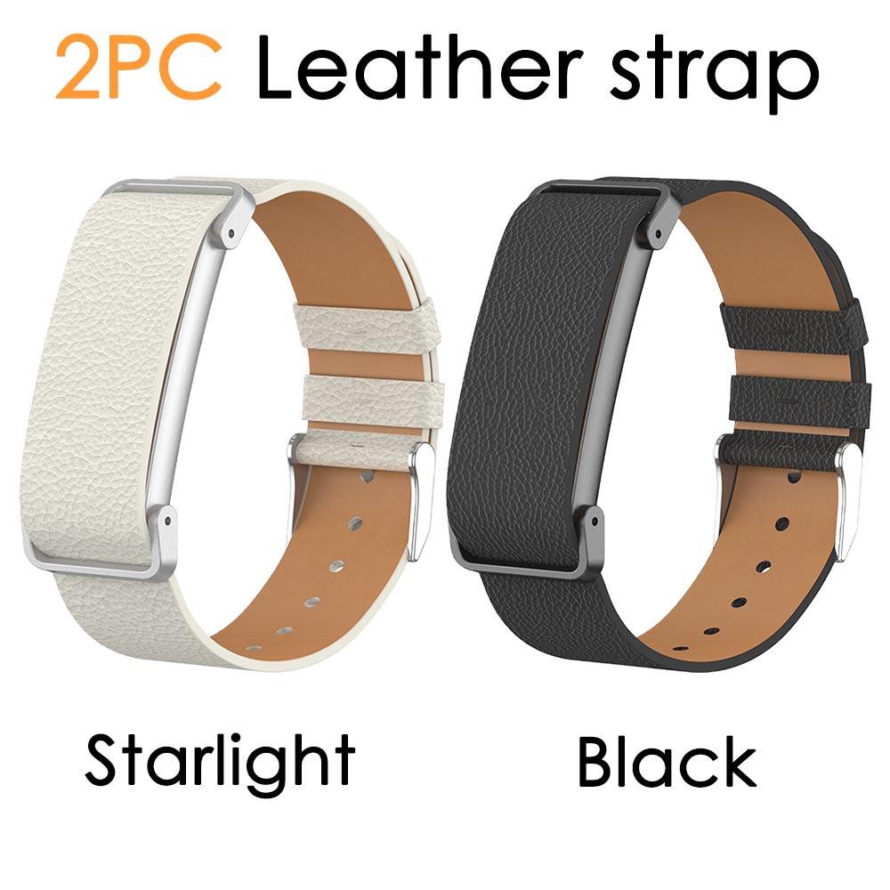Leather Strap for Google Fitbit Air Band Fitness Tracker Sport Replacement Band Unisex Wristband for Google Fitbit Air Accessory