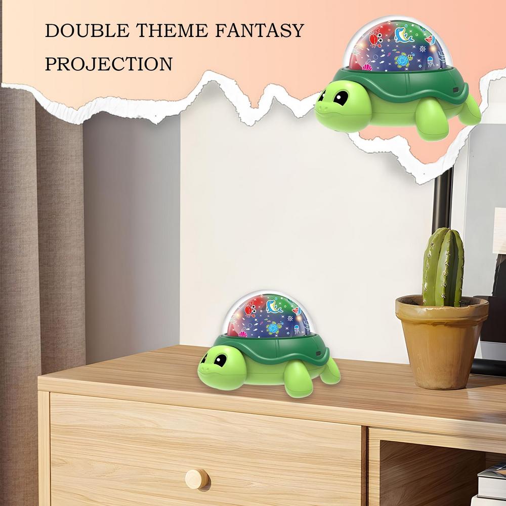 Children Tortoise Projector Lamp Ocean Starry Skys Projector Lamp Bedroom Decoration Night Light