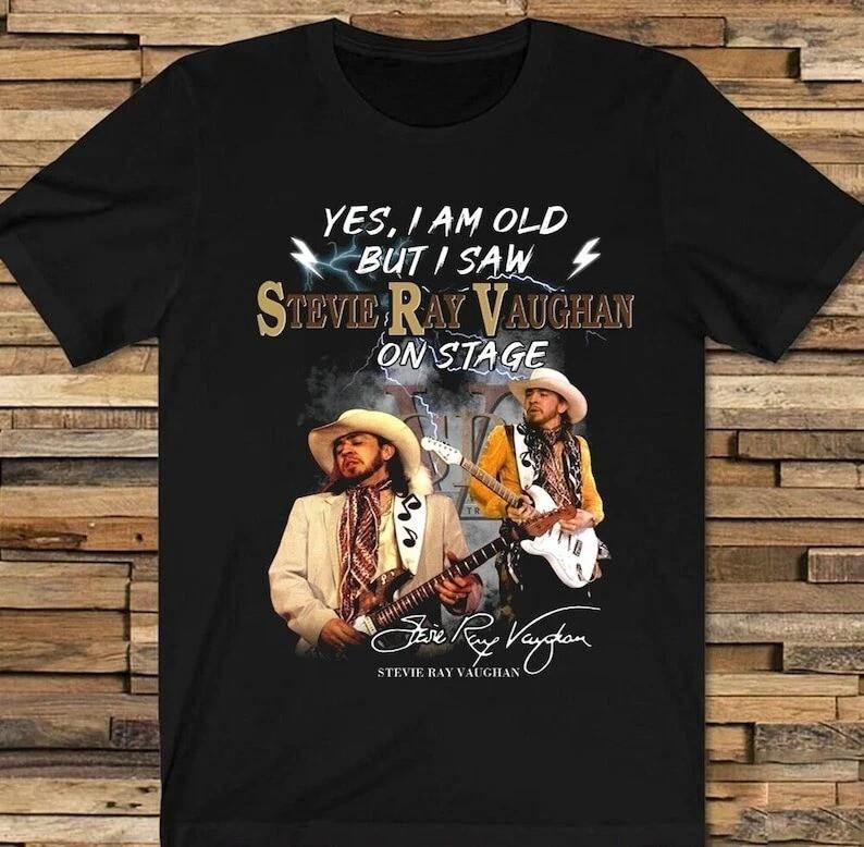 Stevie Ray Vaughan T-Shirt Stevie Ray Vaughan Signature Graphic Tee XXL