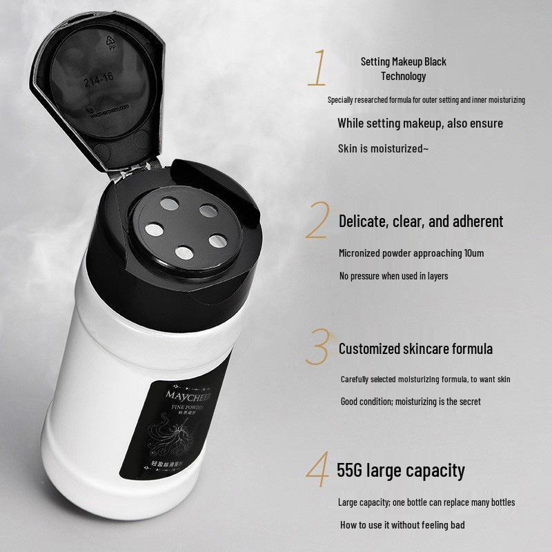 Meiqier Black Pepper Long-lasting Concealer Waterproof Setting Powder