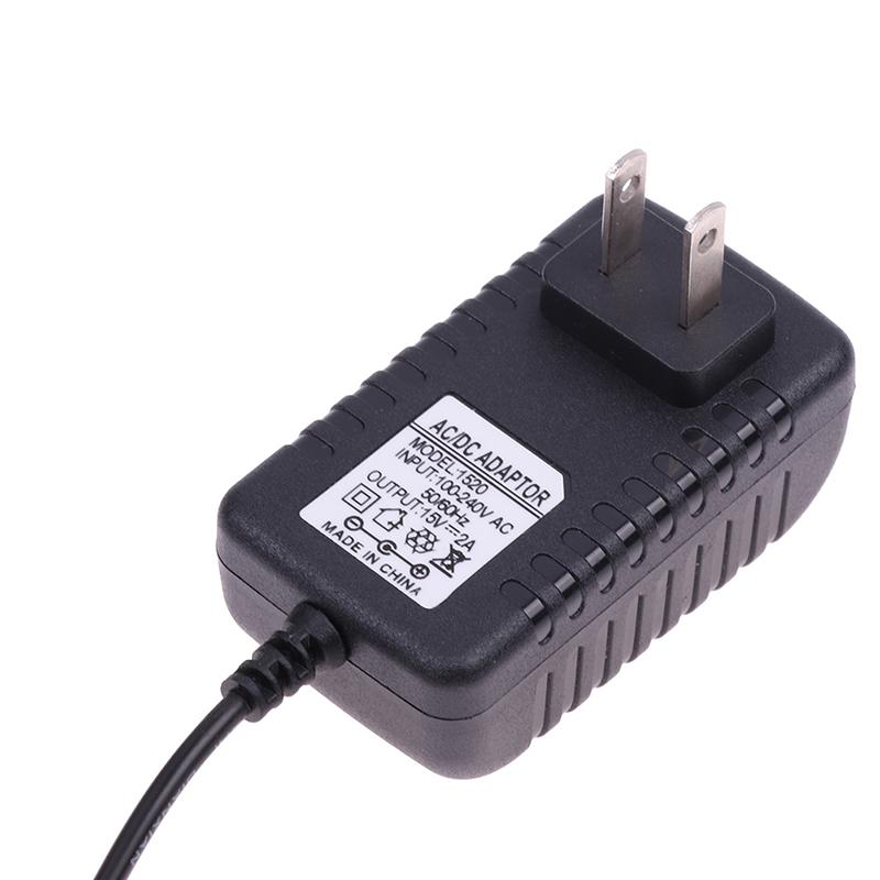 15V 2A AC 100V-240V Converter Adapter DC 15V 2A 2000mA Power Supply EU US Plug 5.5mm x 2.1-2.5mm
