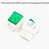 40A High-Power KCD4 Rocker Switch for Welding Machine with Light, Ship-Shaped, Four-Pin, Red/Green