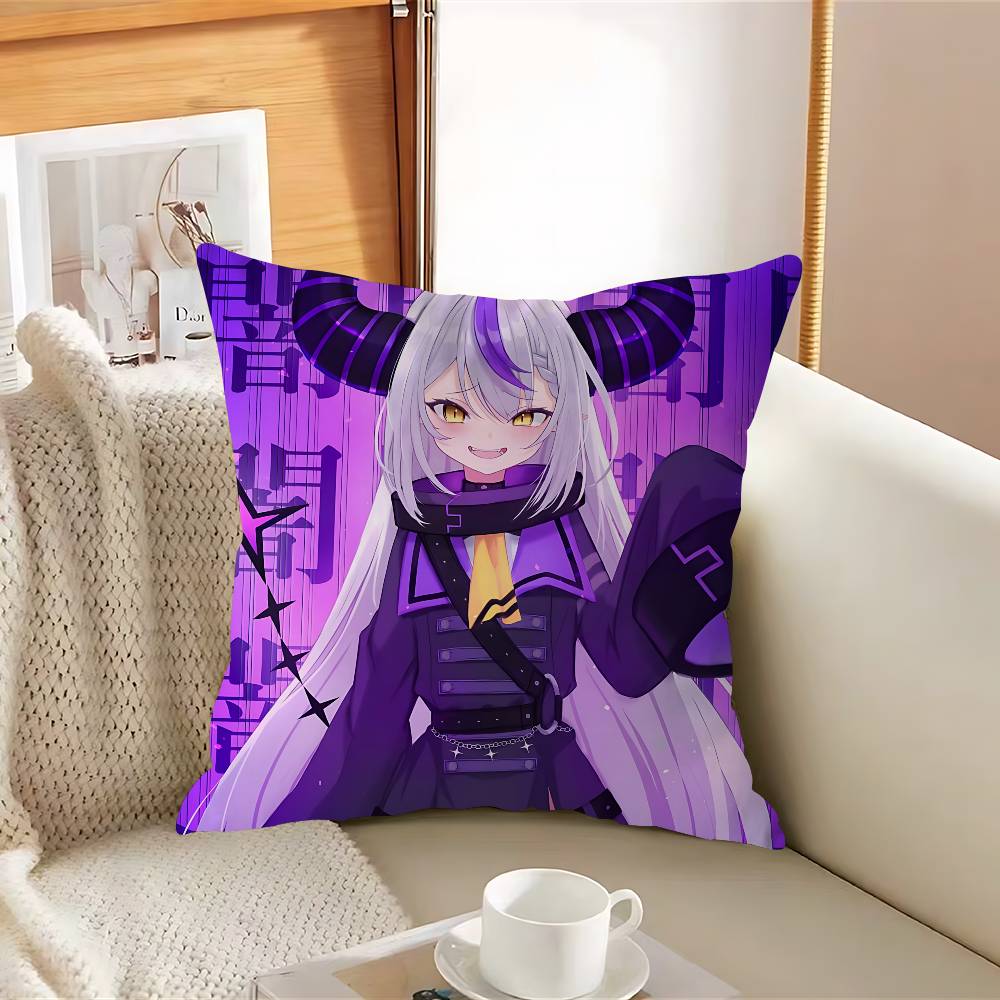 Hololive L-a D-Darknesss Kissenbezug Abnehmbarer Waschbarer Kissenbezug – Ganzjährig Weiches Leinen