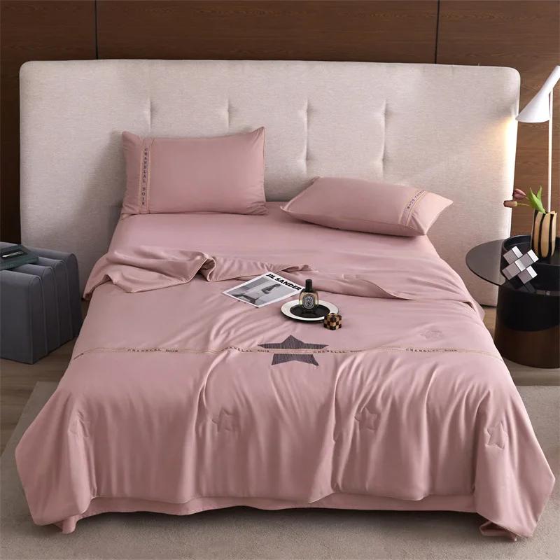 Четырехсезонное хлопковое соевое антибактериальное летнее одеяло класса А серии — фото 10