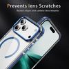 For iPhone 17 Pro Clear Phone Case with Lens Kickstand Cover Compatible with MagSafe