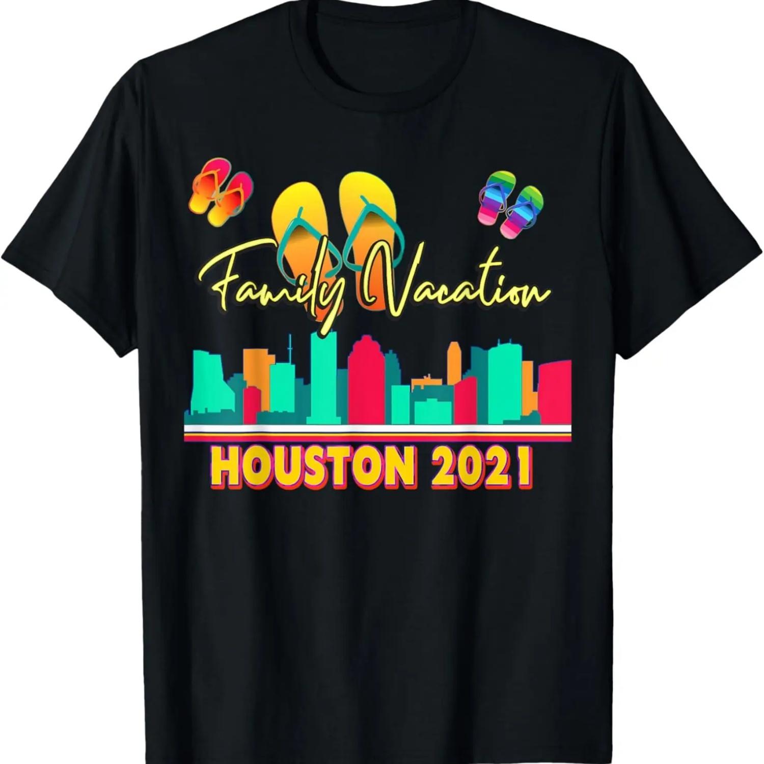 Houston Texas Family Vacation 2021 Group Matching T-Shirt S