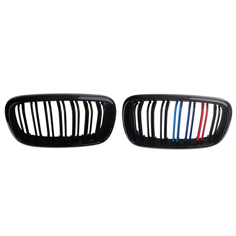 Rhyming Car Front Bumper Kidney Grille Black Dual Slat Grill Fit For BMW X5 F15 X6 F16 2014-2017 Car Modified Parts