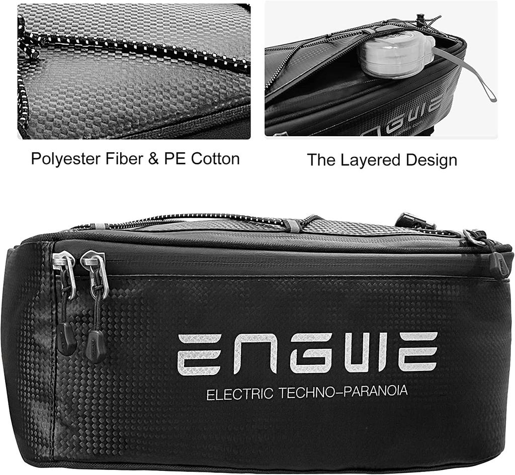 Engwe Bicycle Storage Bag – Waterproof, Lightweight & Portable, 29.5 × 16.5 × 12 Cm, Black