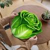 3D Floral Placemat Diatomaceous Earth Absorbent Dining Mat Heat-Resistant Realistic Flower Placemat for Dining Table Kitchen Countertop Desk Decor