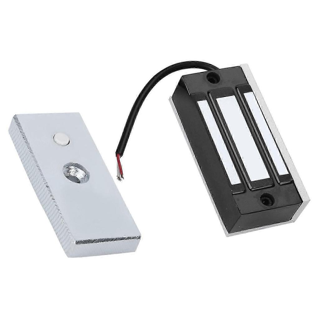 24V Mini Electromagnetic Lock Door Security 60kg Holding Force Power On Locking Access Control