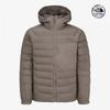 Men S Volt rdS Down Hoodie Dark Beige