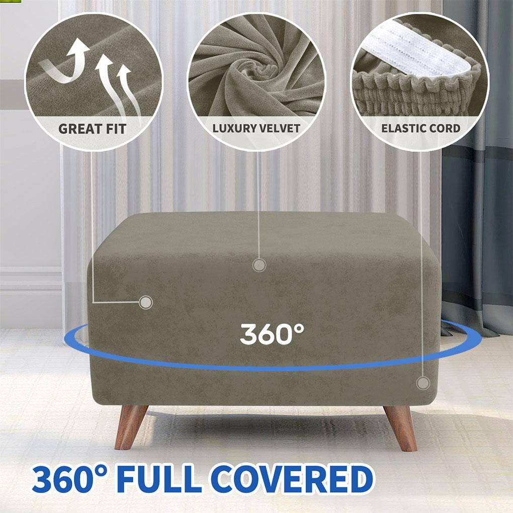 Weiche Sitzfläche Präzise Gewebte Abdeckung Guter Schutz Vor Hocker Verformungsbeständig Polyester Abdeckungen Für Fußhocker