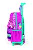 Minik Yuva Trolley-Rucksack Rosa Wassergün Einhorn-Muster Zweifach 24058