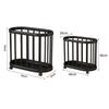 Movable Dirty Clothes Basket Moisture-proof Yoga Mat Storage Basket Laundry Basket  Home Use