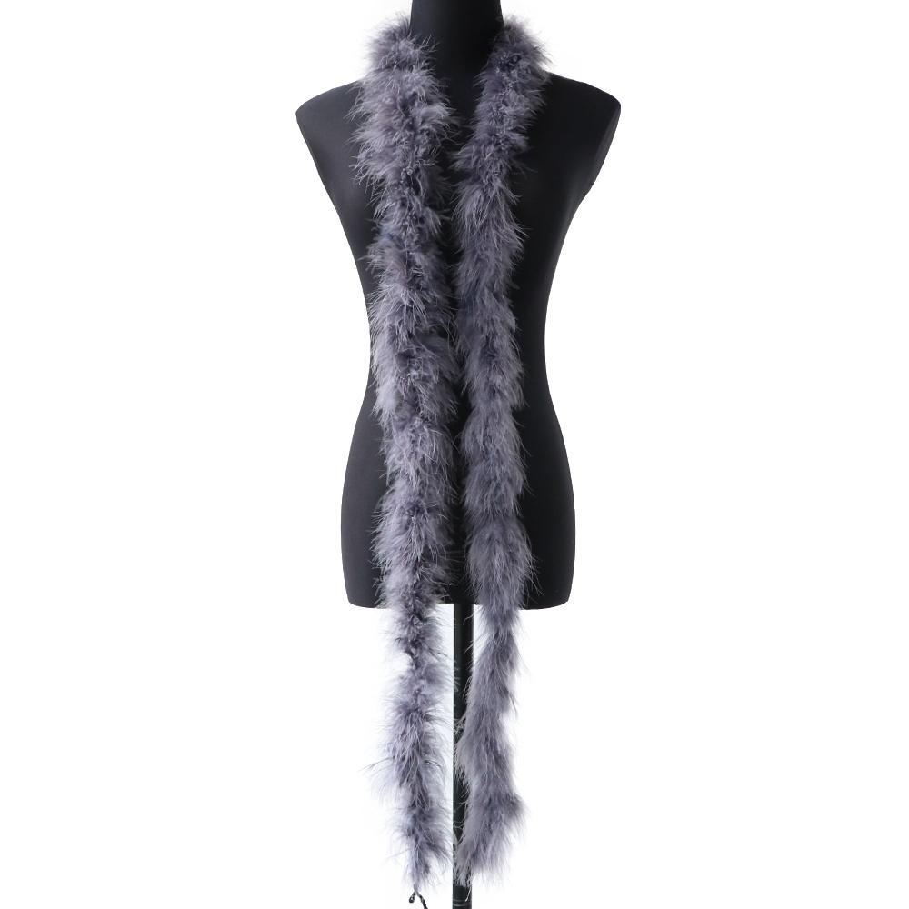 Colorful Marabou Turkey Feathers Boa Shawl 13G for Party Wedding Clothes Sewing Christmas Tree Crafts Plume 2 Yard/Pcs
