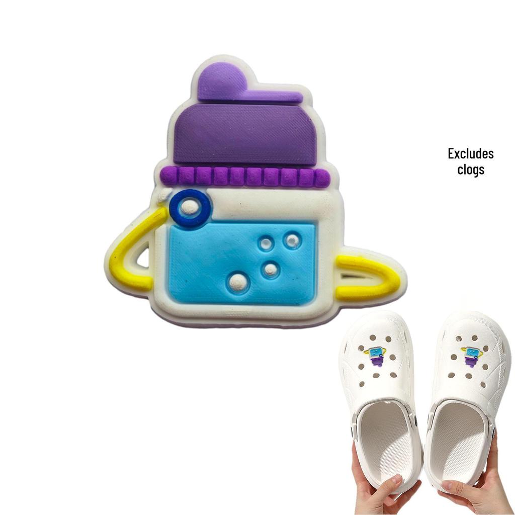 Detachable Cartoon Shoe Flower Buckle Decoration for Hole Shoes