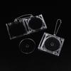 Blank Album Mini Cd Case Keychain Cd Player Keyring Peripheral Commemorative Album Key Holder For Diy Backpack Pendant