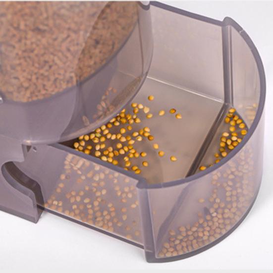 Parrot Feeder Large Capacity Splash-proof Anti-spill Bird Trough Pet Food Dispenser Bird