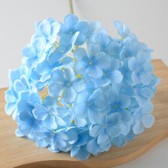 Realistisch wirkende künstliche Hortensie, 68,5 cm (27 Zoll), große Kunsthortensie aus Seide mit langem Stiel, ideal für Vase, Hochzeit, Party, Tischdekoration oder als Tischdekoration für Zuhause.