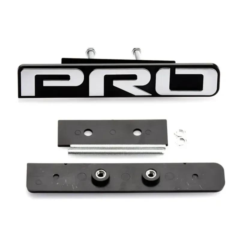 

3D Metal PRO Logo Передняя решетка радиатора Эмблема Наклейка для стайлинга автомобилей T-oyo-ta Silver