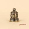 Retro Copper Six Syllable Mantra Bell Delicate Engraved Craft Crisp Sound for Yoga Studio Decoration Gift