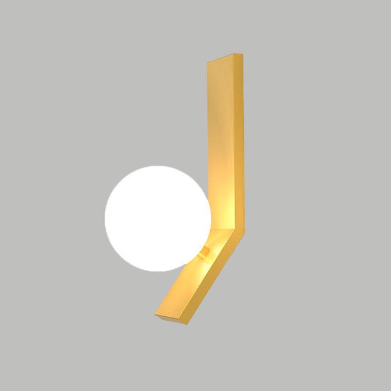 Nordic Frosted Acrylic Ball LED Wall Light for Living Room Interior Bedroom LED Wall Lighting Fixture With 9W Light Source