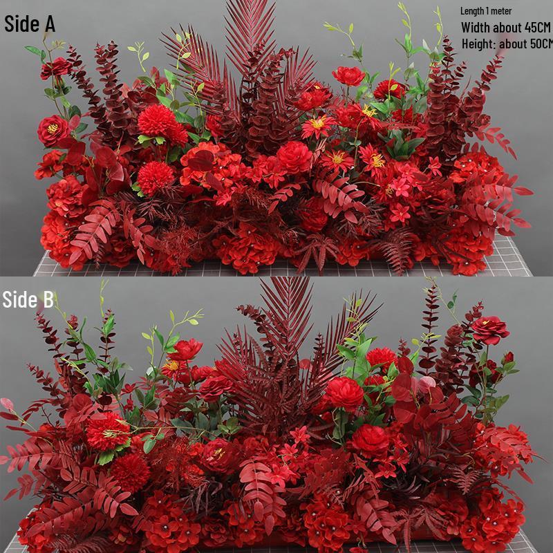 Large Silk Eucalyptus Floral Aisle Decoration for Weddings