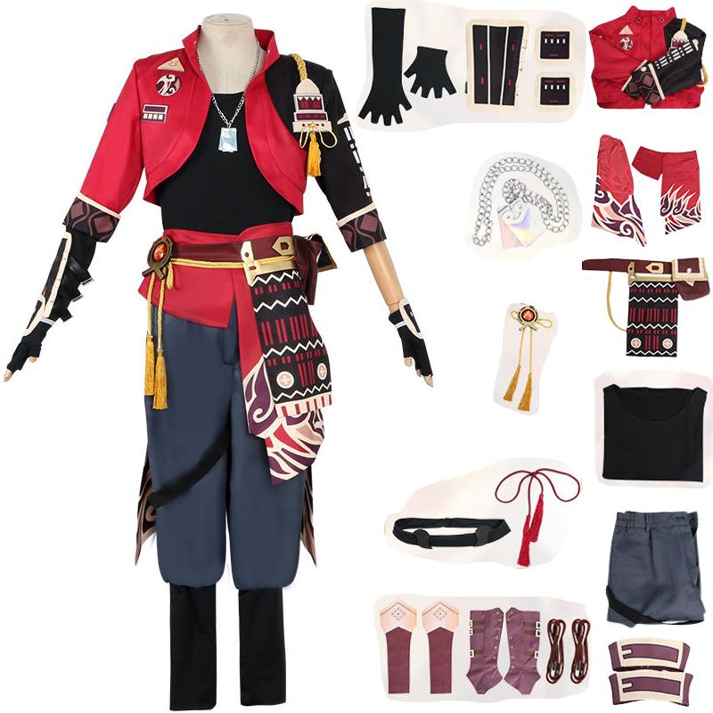 

Импакт Тома Геншин Взрослый Косплей Костюм Делюкс Костюмы С Аксессуарами Аниме Игра Вечеринка Косплей Костюмы Для Мужчин L