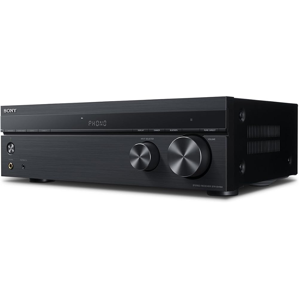Sony STR-DH190 Bluetooth Stereo Amplifier with Phono Input Black